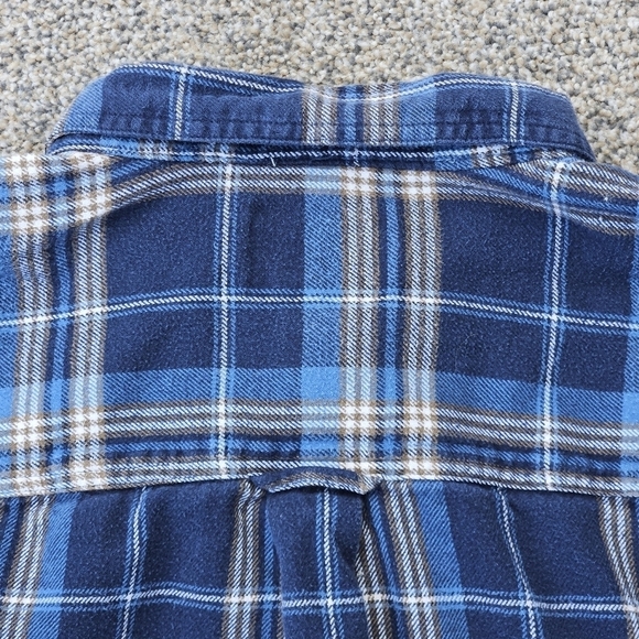 Vintage Woolrich Heavy Blue Multicolor Tartan Plaid Shirt Jacket Men's Large - Picture 16 of 16